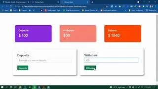 Class 66 || Topic : Update the withdraw Area and Balance area