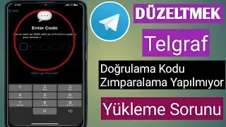 Telegram Giriş Sorununu DÜZELT | telegram telefon doğrulaması çalışmıyor telegram yükleme sorunu