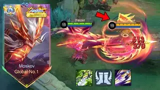 NEW META MOSKOV BEST 1 HIT BUILD 2024! (recommended build) - MLBB