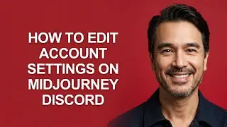 How to Edit Account Settings on Midjourney Discord - KevinHowTo
