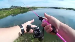 Ловля окуней на карьере