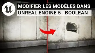 Modélisation 3D dans Unreal Engine 5 : Boolean