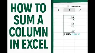How to use AutoSum in Excel