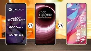 Motorola G64 5G vs Vivo T3x 5G vs Redmi Note 13 5G