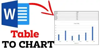 How To Convert Table Into Chart In Word - Full Guide MS Word Tutorial