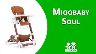 Детский стульчик для кормления   Mioobaby Soul (видеообзор)
