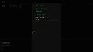 Python Programming, min() Function