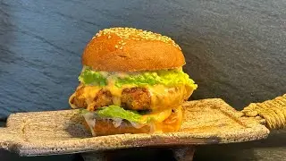 Seafood burgare