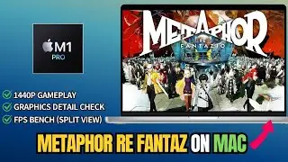 Metaphor ReFantazio on Mac - 3 Graphics Presets Comparison (M1 Pro)