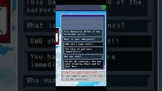 Detective Game - A Scenario