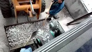 Double layer quartz color sorter machine sorting in the mine processing line