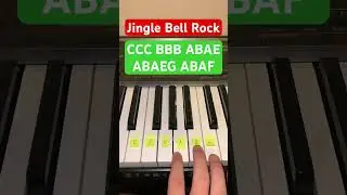 How To Play Jingle Bell Rock | Easy Piano Tutorial #shorts