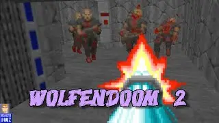 Doom 2 With Wolfenstein 3D Weaponry #1 | OMNI-Wolf 1.6 | Game Mod Madness Relaxation Series