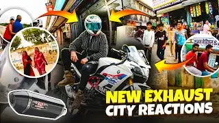 New Exhaust Public Shocking Reactions On My BMW G 310 RR😱