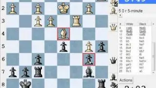 Nimzo-Indian: 4.e3 c5, 5.Ne2 (Rubinstein)  : LIVE Blitz (Speed) Chess 