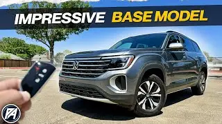 Can't Believe It's a BASE MODEL! Updated 2024 VW Atlas