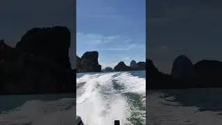 на остров Джеймс Бонд на спидботе, красивые острова