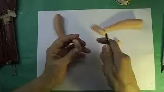 Шарнирная кукла. Установка шарнира в стопу.