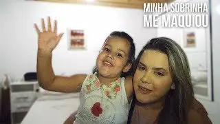 Minha sobrinha de 5 anos me maquiou ❤ | Greiciane Seciliano