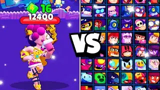 DIONYSUS ANGELO vs ALL BRAWLERS! With 16 POWER-UPs! | Brawl Stars