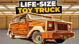 Ford F150 Made Entirely Of Wood | Runs and Drives?! | RESTORED