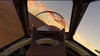 Бой на Spitfire Mk.Vc/trop в VR шлеме в War Thunder. СБ режим.