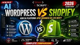 WordPress vs Shopify 2026 🔥 Which Is Better for Your Online Store? | WordPress vs Shopify