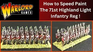 Speed Painting The 71st Reg Highland light Infantry for Epic Battles - Warlord Games Tutorial