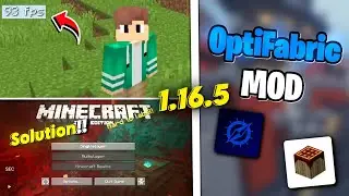 How To Install Optifabric in 1.16.5 (Pojav launcher) | optifine + Fabric | Multiplayer disable ?