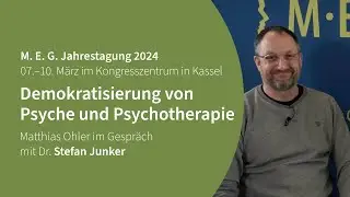 Demokratisierung von Psyche und Psychotherapie. Dr. Stefan Junker beim #HypnoTalk