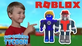 I AM BLUE SPIDERMAN in ROBLOX SUPERHERO TYCOON | I CAN FLY!
