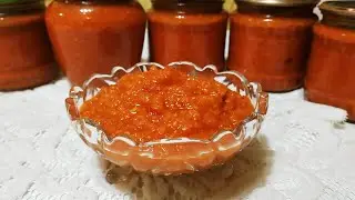 Острая кабачковая икра.Как аджика! Делать проще простого!