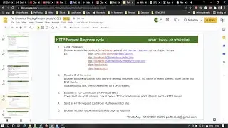 PerformanceTesting-Feb15-Demo- HTTP Basics, HTTP Request, Response, HTTP Request Response cycle