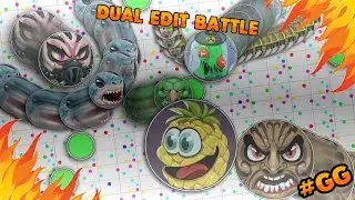 DUAL EDIT BATTLE // #SINZRC // THE BIGGEST FAIL!?!? - #INTENSE AGARIO BATTLE (Agar.io)