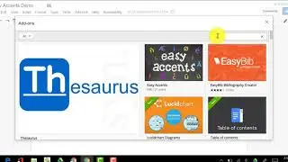 Easy Accents for Google DOcs