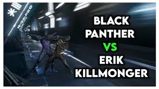 BLACK PANTHER VS ERIK KILLMONGER #blackpanther #erik  #vs #marvel