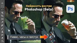 Фотошоп РИСУЕТ САМ | Adobe Firefly, Generative Fill