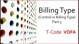 || Billing Type Configuration | Part 3 | T-Code = VOFA | SAP SD Training ||