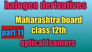 Optical isomer in halogen derivatives