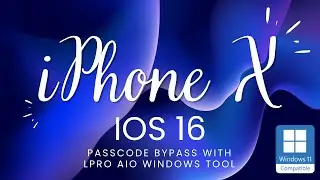 iPhone X iOS 16.x Supported BYPASS WITH SIGNAL [PASSCODE] -WINDOWS LPRO AIO RAMDISK - BEST TOOL EVER