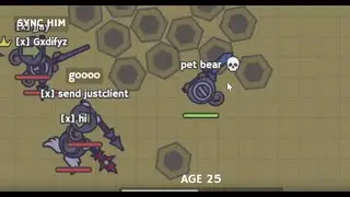 AE86 VS 3 Hackers - Round 6 (Best MooMoo.io Hacks)