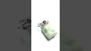 Bague argent, Tourmaline 0.35 ct