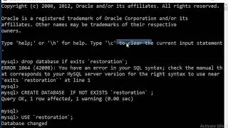 how to import all data table into MySql database using command line ?