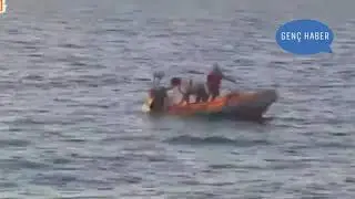Şaka değil gerçek! Hesap ödememek için denize atladı!