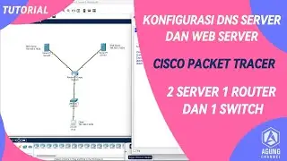 HOW TO SET CISCO PACKET TRACER 2 SERVERS, 1 ROUTER, AND 1 SWITCH | CONFIGURATION OF DNS SERVER AN...
