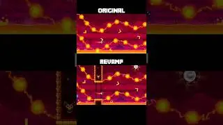 Dash: Original vs Revamp (Made by Me) | Geometry Dash 2.2 