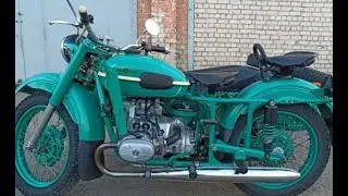 Grandfather's old Ural (43 years of careful storage)