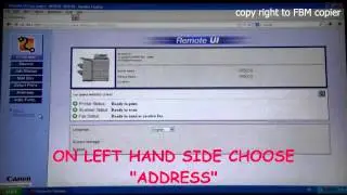 How to create FTP Scan account using Canon Remote UI (From Computer)