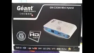 ملف قنوات للوافد GÉANT CX300 mini HD hybride مرتب