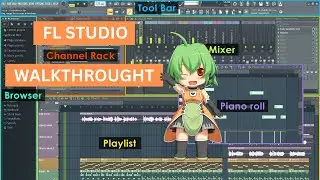 FL Studio Layout Walkthrough for Complete Beginners Tutorial 2023 | FL Studio Tutorials